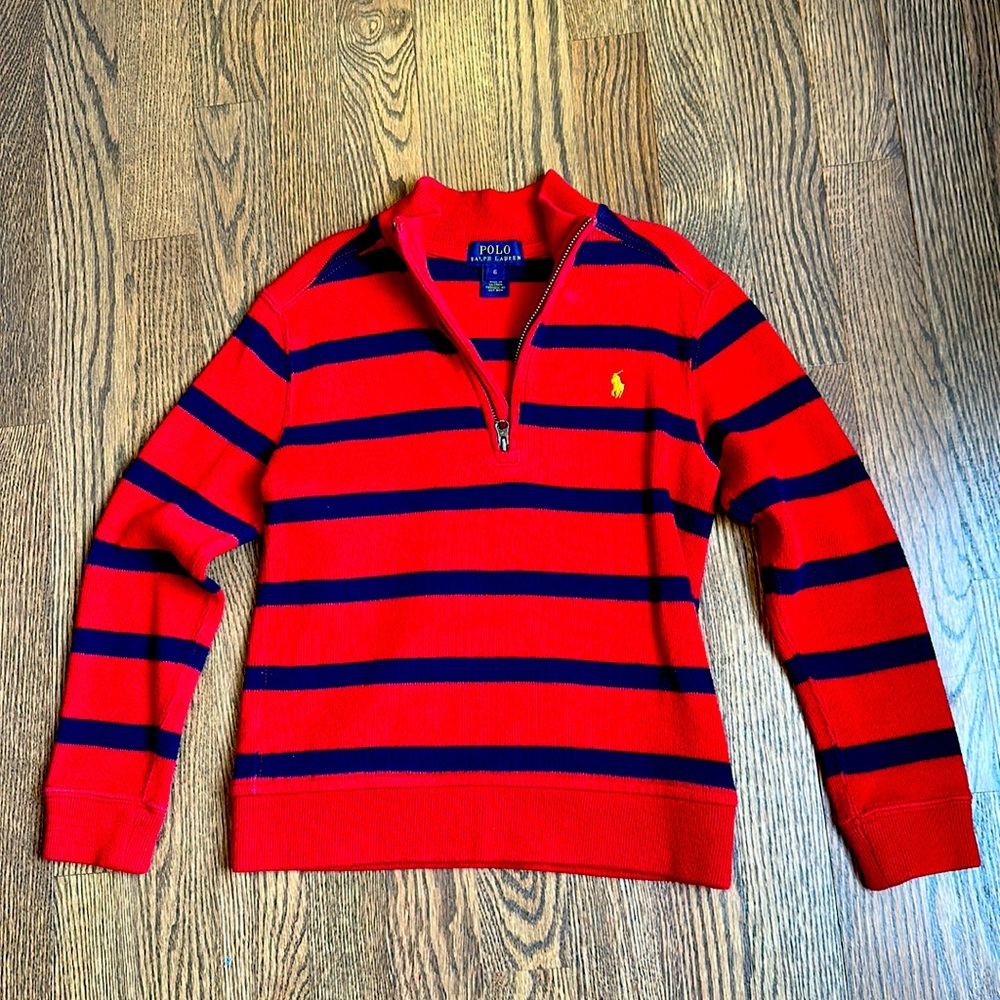 Polo Ralph Lauren - sweater - quarter zip - Like New!